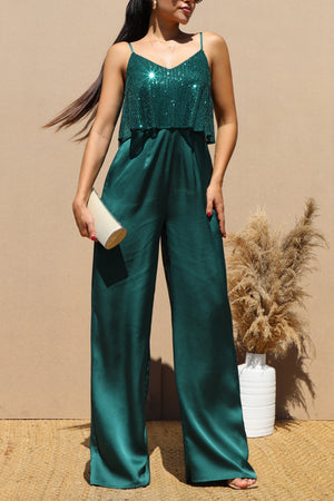DD6519, SEQUIN JUMPSUIT