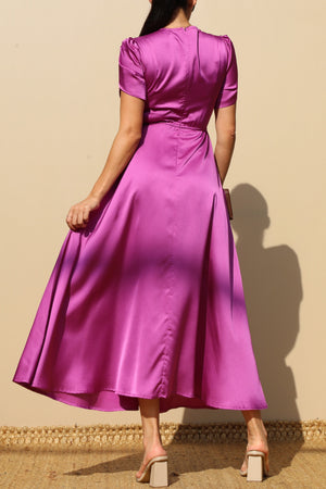 DD4938, TWIST SATIN LONG DRESS