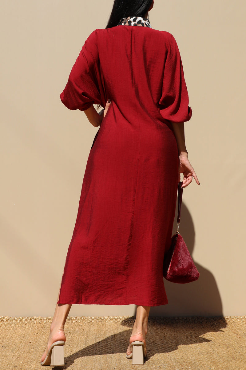 DD7705, LOOSE FIT WOVEN SHIRT DRESS