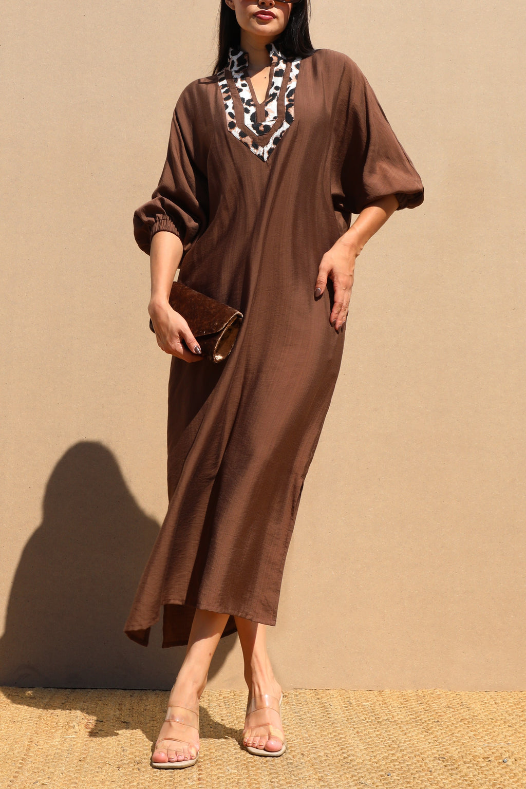 DD7705, LOOSE FIT WOVEN SHIRT DRESS