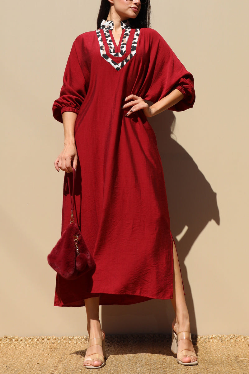 DD7705, LOOSE FIT WOVEN SHIRT DRESS