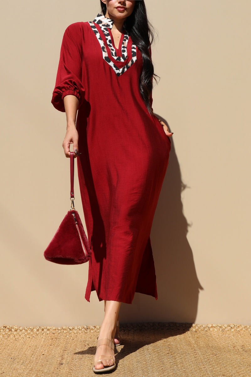 DD7705, LOOSE FIT WOVEN SHIRT DRESS