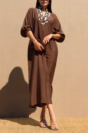 DD7705, LOOSE FIT WOVEN SHIRT DRESS