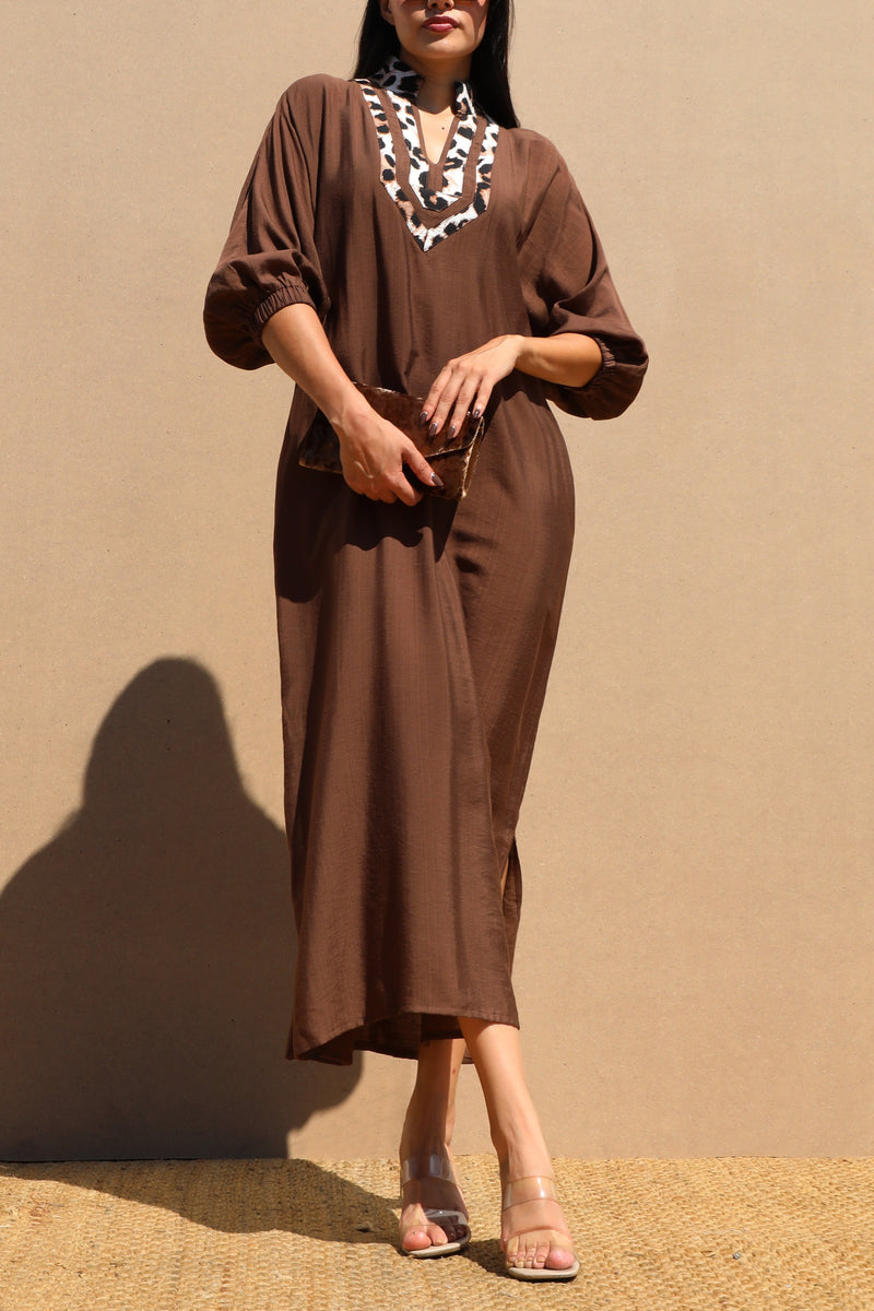 DD7705, LOOSE FIT WOVEN SHIRT DRESS