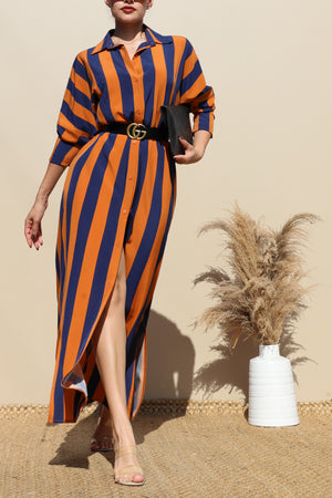 DD3887, BUTTON DOWN WOVEN SHIRT DRESS