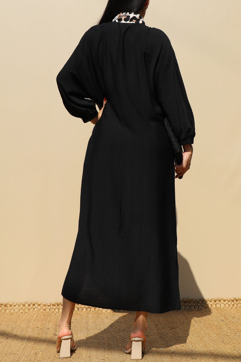 DD7705, LOOSE FIT WOVEN SHIRT DRESS