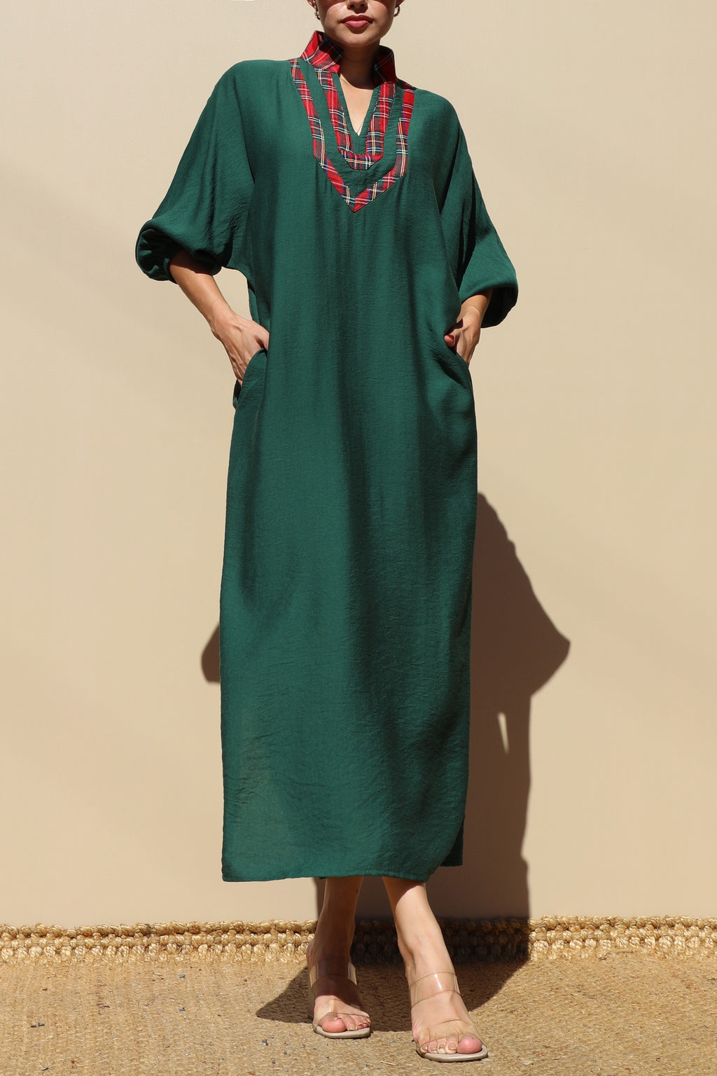 DD7803, LOOSE FIT WOVEN SHIRT DRESS