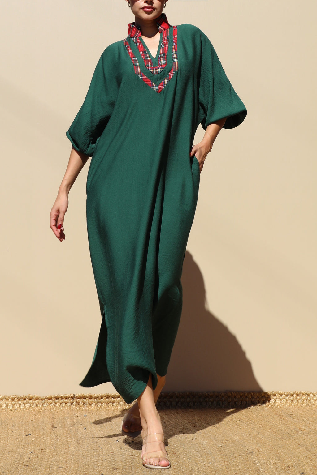 DD7803, LOOSE FIT WOVEN SHIRT DRESS