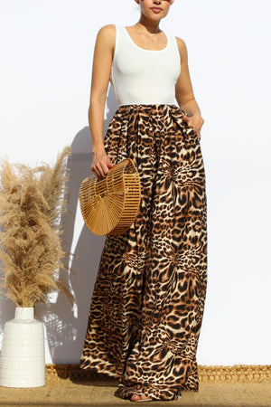 DD7877, LEOPARD TANK TOP KNIT JUMPSUIT