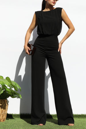 DD8131, LOOSE FIT TOP KNIT JUMPSUIT