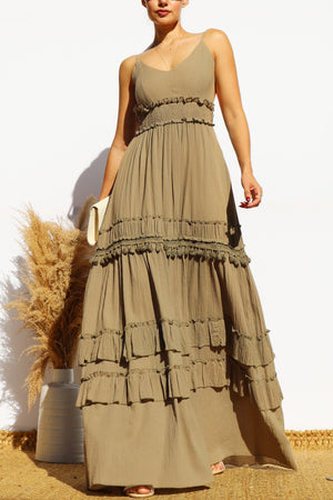 DD8188, OPEN BACK MAXI DRESS