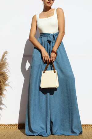 DD7983, SQUARE NECK KNIT JUMPSUIT