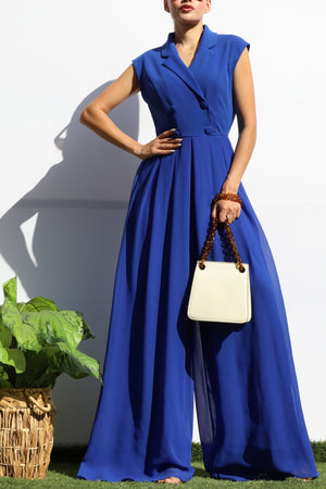 DD8130, LOOSE FIT TOP KNIT JUMPSUIT