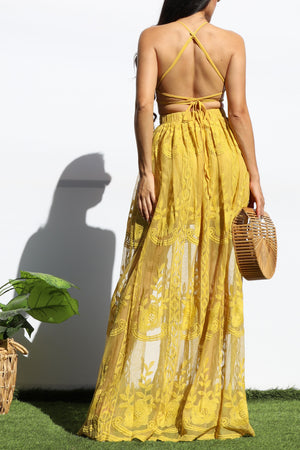 DD8138, LACE CUT OUT MAXI DRESS