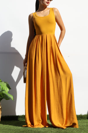 DD7951, TANK KNIT TOP JUMPSUIT