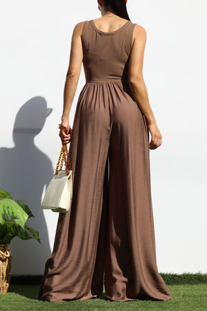 DD7951, TANK KNIT TOP JUMPSUIT