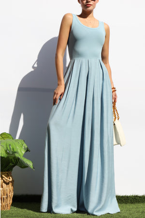 DD7951, TANK KNIT TOP JUMPSUIT