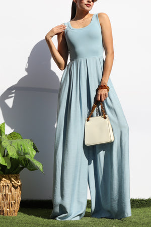 DD7951, TANK KNIT TOP JUMPSUIT