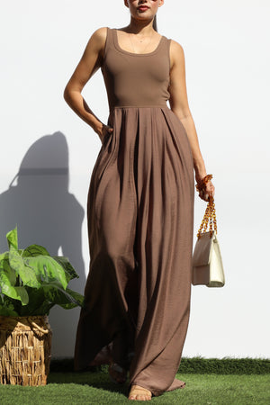 DD7951, TANK KNIT TOP JUMPSUIT