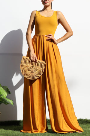 DD7951, TANK KNIT TOP JUMPSUIT