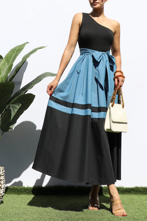 DD4996, ONE SHOULDER LONG DRESS