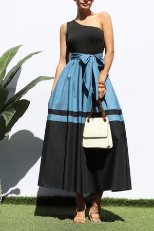 DD4996, ONE SHOULDER LONG DRESS