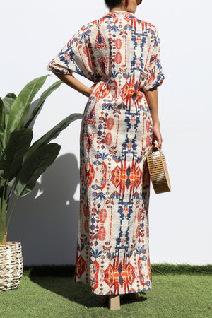 DD7126, STRIPED BUTTON DOWN WOVEN SHIRT DRESS