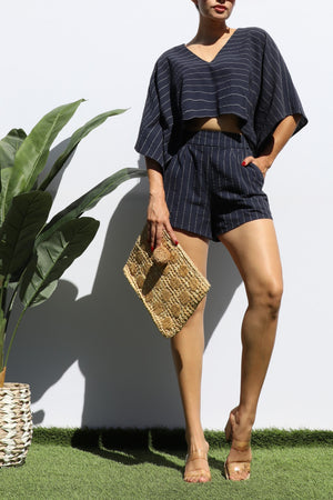 DD7170, LOOSE FIT TOP AND SHORS SET