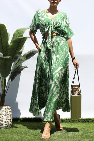 DD8275, PRINTED LOOSE FIT MIDI DRESS