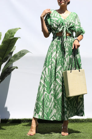 DD8275, PRINTED LOOSE FIT MIDI DRESS