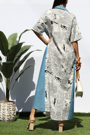 DD6172, BUTTON DOWN WOVEN SHIRT DRESS