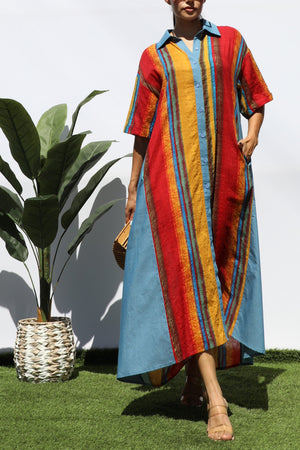 DD6172, BUTTON DOWN WOVEN SHIRT DRESS