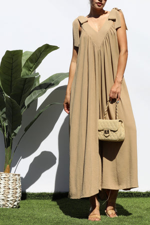 DD6388, LOOSE FIT V NECK JUMPSUIT