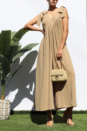 DD6388, LOOSE FIT V NECK JUMPSUIT