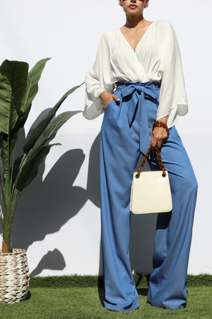 DD4931, LOOSE FIT DENIM JUMPSUIT