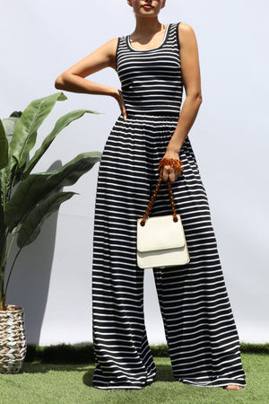 DD8233, STRIPED KNIT TOP AND PANT SET