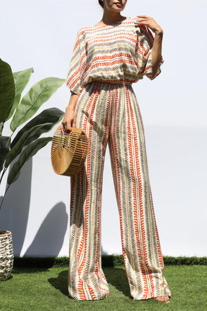 DD8361, STRIPED LOOSE FIT JUMPSUIT