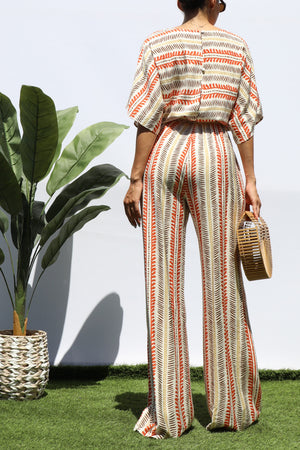 DD8361, STRIPED LOOSE FIT JUMPSUIT