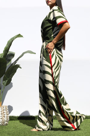 DD8308, LEAF LOOSE FIT TOP AND PANTS SET