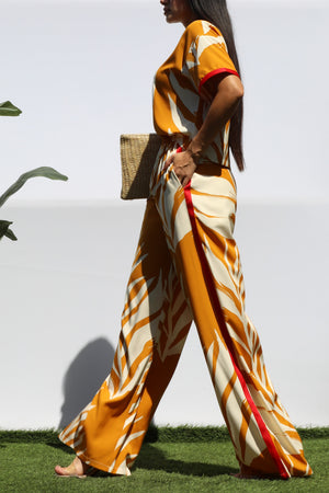 DD8308, LEAF LOOSE FIT TOP AND PANTS SET