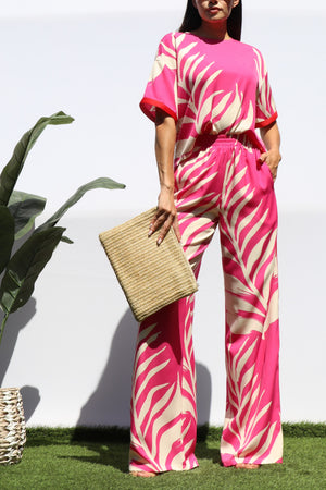 DD8308, LEAF LOOSE FIT TOP AND PANTS SET
