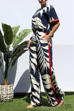DD8308, LEAF LOOSE FIT TOP AND PANTS SET