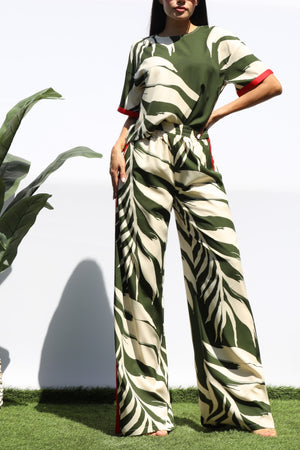 DD8308, LEAF LOOSE FIT TOP AND PANTS SET