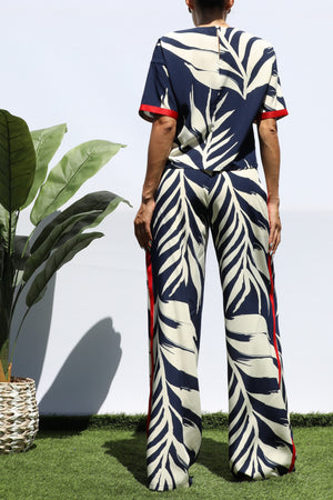 DD8308, LEAF LOOSE FIT TOP AND PANTS SET