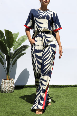 DD8308, LEAF LOOSE FIT TOP AND PANTS SET