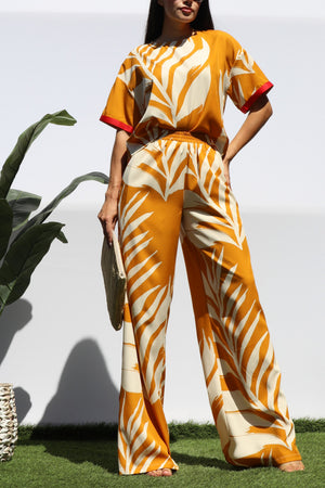 DD8308, LEAF LOOSE FIT TOP AND PANTS SET