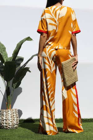 DD8308, LEAF LOOSE FIT TOP AND PANTS SET
