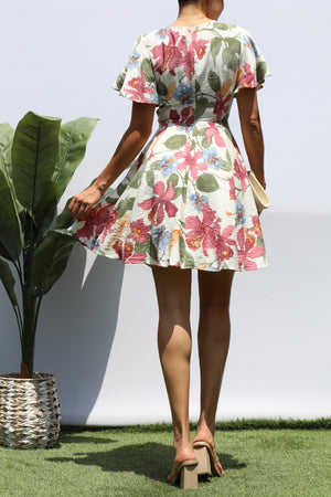 DD8326, PRINTED SWING MINI DRESS