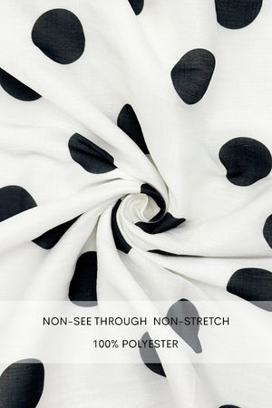 DD8234, POLKA DOT SLEEVELESS MIDI DRESS