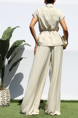 DD8202, POCKET TOP AND PANTS SET